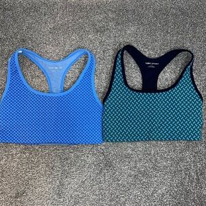 Tory Burch Sport Women's Blue and Black Sports Bras set of 2 medium